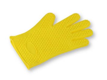 Szivecske mintás 5 ujjas szilikon edényfogó kesztyű