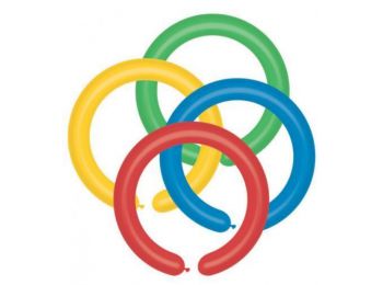 Vegyes modellező gumi lufi 100 db/cs