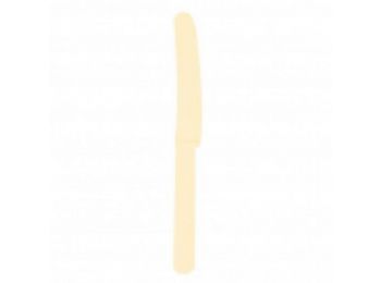 Ivory színű műanyag kés készlet 10 db/cs