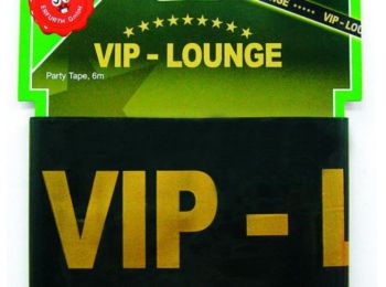 VIP-Lounge feliratos parti szalag 6 m