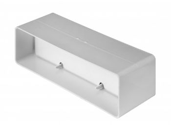 Awenta KP204-22 lapos csatorna 60X204 mm csőtoldó idom vis