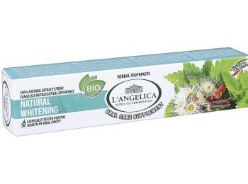 Langelica Natural Whitening fehérítő fogkrém, 75 ml