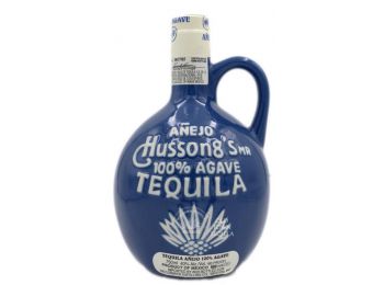 Tequila Hussongs Anejo 0,7 40% kék kerámia