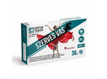 Szerves vas - vitaminokkal dúsított bioaktív, vegán kaps