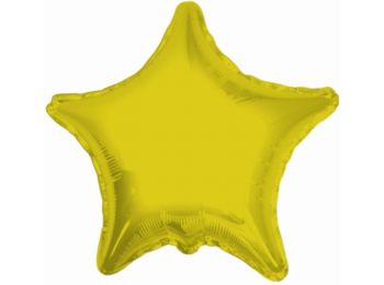 26 cm-es arany csillag fólia lufi