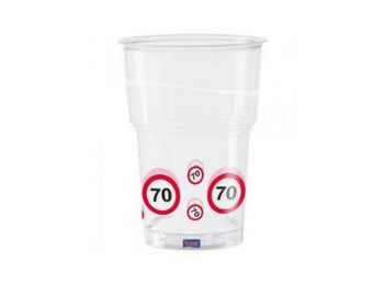 Lépd át a határt pohár 70.születésnapra 350 ml 10 db/c