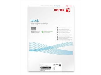 Etikett, univerzális, 210x297 mm, XEROX, 100 etikett/csomag (LX97400)