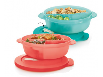 Új Generációs polytupper kerek osztott edény 900 ml Tök