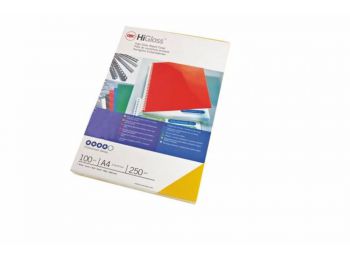 Hátlap, A4, 250 g, fényes, GBC HiGloss, fehér (GBCCE02007