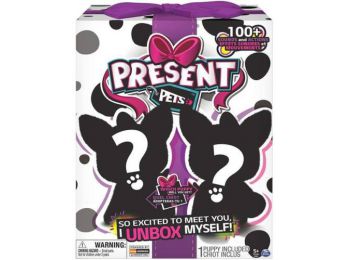 Spin Master Present Pets interaktív meglepetés kutyus - li