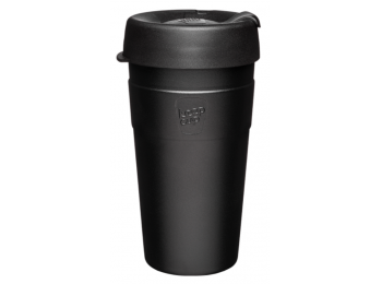 KeepCup Thermal Café rozsdamentes acél pohár kávés termosz BLACK 454 ml