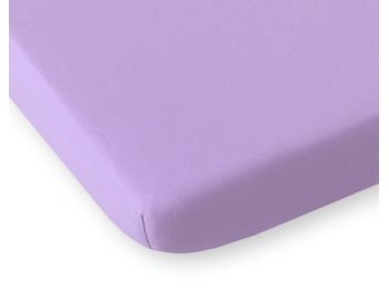 BabyLion Prémium Gumis Jersey lepedő - 60x120 - Lila