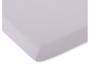 BabyLion Prémium Gumis Jersey lepedő - 60x120 - Szürke