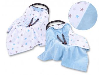 BabyLion Prémium univerzális kétoldalas takaró - Kék - 