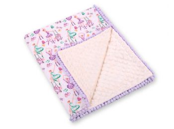 BabyLion Prémium Minky takaró - Balerina lányok