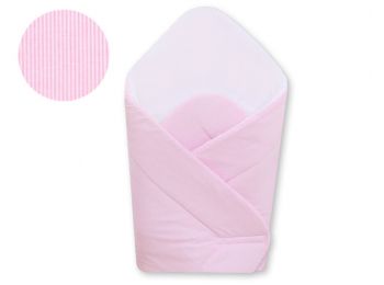 BabyLion Prémium merevített pólya - Rózsaszín csíkos