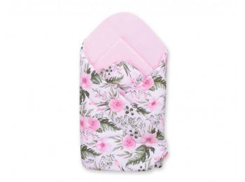 BabyLion Prémium pólya - Rózsaszín - Virágok