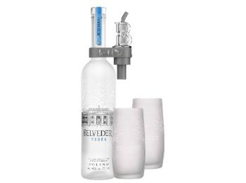 Belvedere Vodka 0,7L + kiöntő PACK (3*0,7L + 6 db pohár)