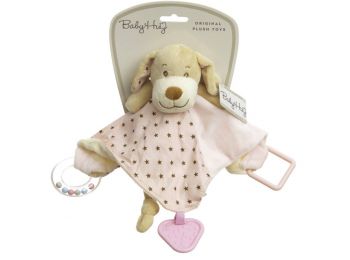 Baby Hug Szundikendő - rózsaszín kutyus - 25 cm