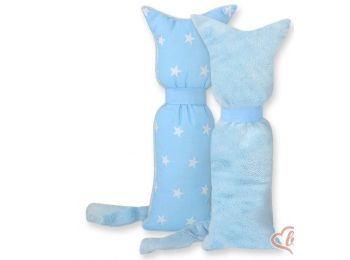 BabyLion Prémium ölelő cica - Kék csillagok