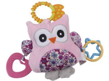 Sun Baby rágókás bagoly - rózsaszín  - !! KIFUTÓ !!