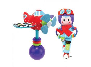 Yookidoo csörgő játék - Pilóta repülővel  0h+