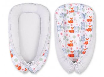 BabyLion Prémium babafészek -   Kifordítható!  -  Szürk