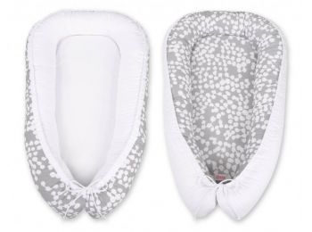 BabyLion Prémium babafészek -   Kifordítható!  -  Szürk