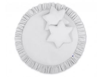 BabyLion Prémium Textil játszószőnyeg - párnákkal - Sz