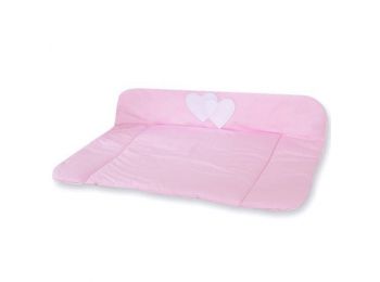 BabyLion Prémium Textil pelenkázó lap - Rózsaszín - Szi