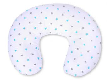 BabyLion Prémium Etető párna - pici csillagok - kék