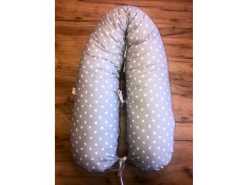 BabyLion Szoptatós párna - Szürke - szivecskés