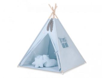 BabyLion Textil sátor játszószőnyeggel és párnákkal -