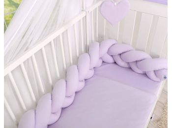 BabyLion Prémium Fonott rácsvédő - Lila