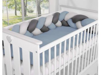 BabyLion Prémium Fonott rácsvédő - Sötétszürke-szürk