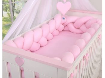 BabyLion Prémium Fonott rácsvédő XXL - Rózsaszín