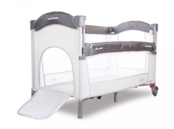 Sun Baby Multifunkciós utazóágy - Szürke-fehér