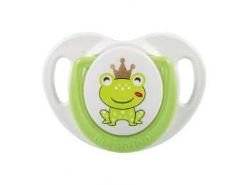 Mamajoo Ortodontikus cumi tárolódobozzal 0+  - Zöld béka