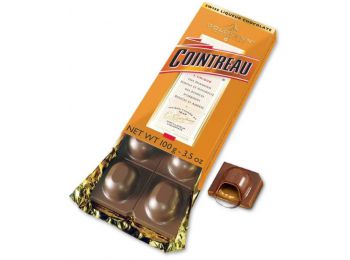 Cointreau likőrrel töltött táblás csokoládé (100 gr)