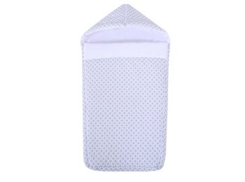 BabyLion Prémium Bundazsák - Szürke - fehér