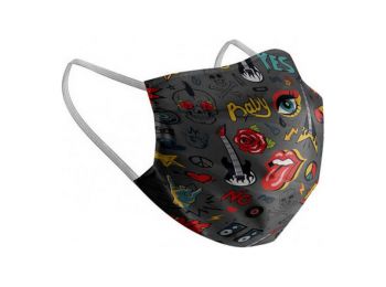 Egyedi készítésű Mosható higiénikus maszk Szürke Feln