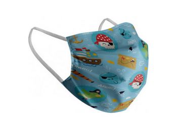 Egyedi készítésű Mosható higiénikus maszk Kék 3-5 év
