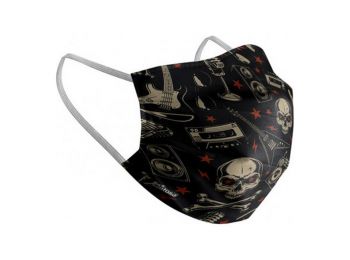 Egyedi készítésű Mosható higiénikus maszk Rock Felnőt