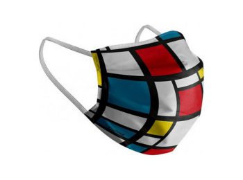 Egyedi készítésű Mosható higiénikus maszk Mondrian Fel