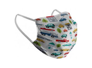 Egyedi készítésű Mosható higiénikus maszk City 3-5 év