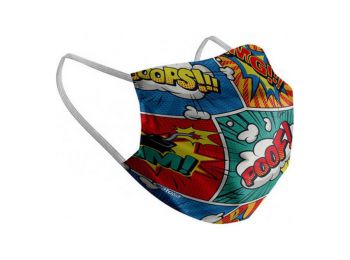 Egyedi készítésű Mosható higiénikus maszk 10-12 Év