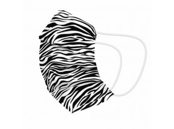 Egyedi készítésű Mosható higiénikus maszk Zebra Felnőtt