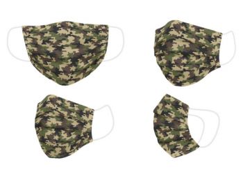 Egyedi készítésű Mosható higiénikus maszk Felnőtt Zö