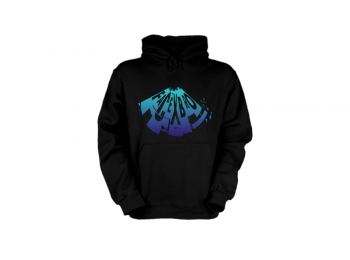 Face x Bro kapucnis pulóver XL, fekete