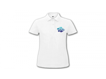 FACE x BRO galléros póló, Női, XXL, fehér